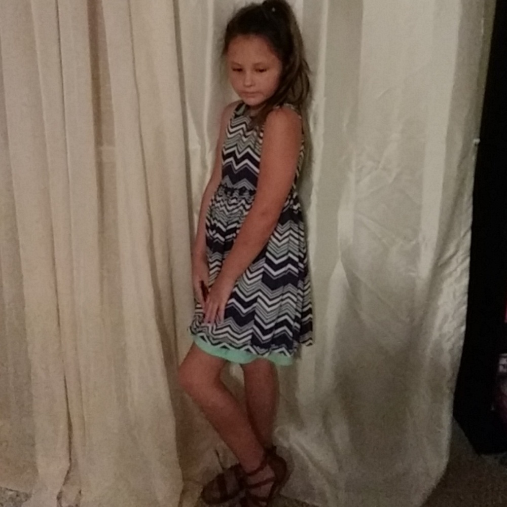 A chevron dress